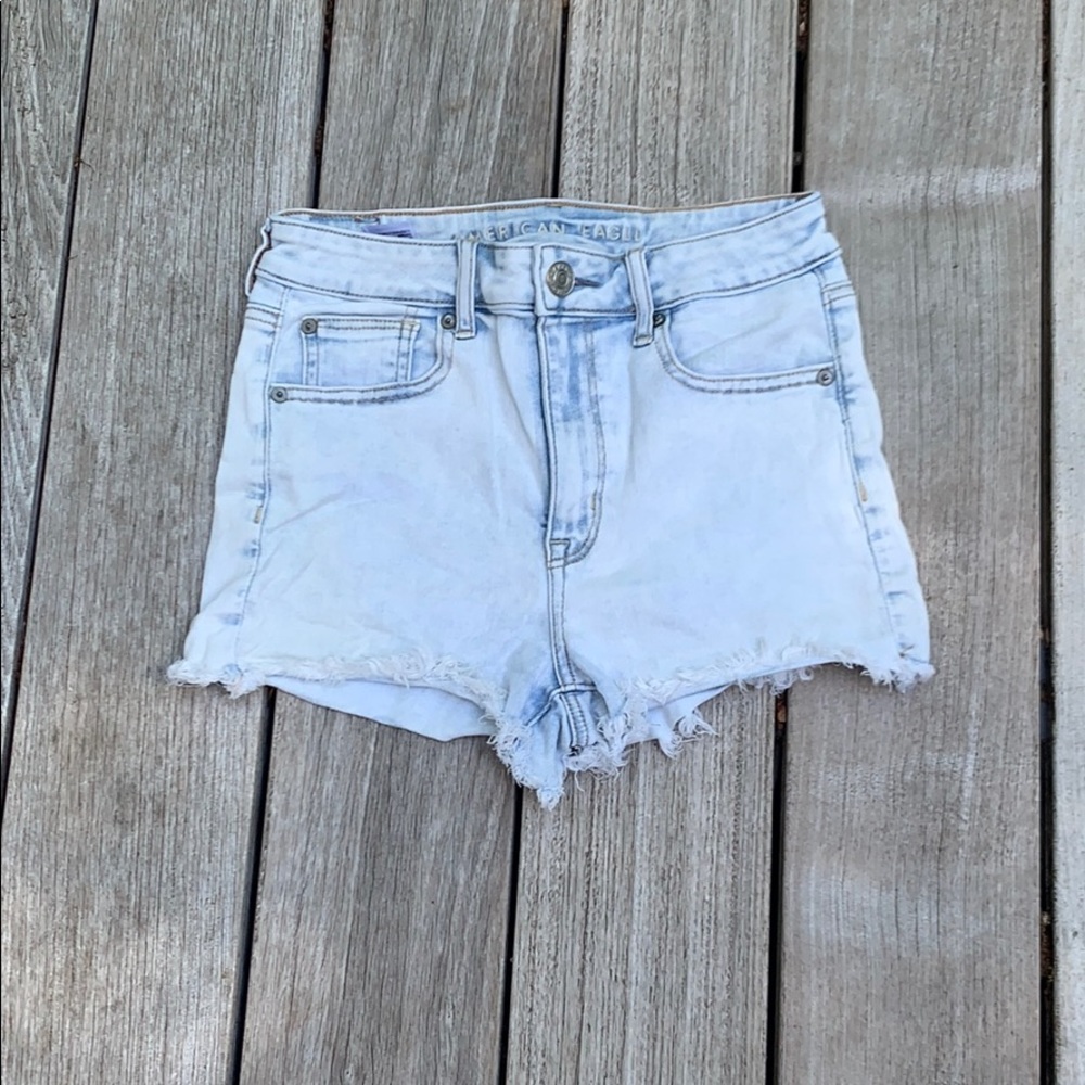 ACID WASH JEAN SHORTS